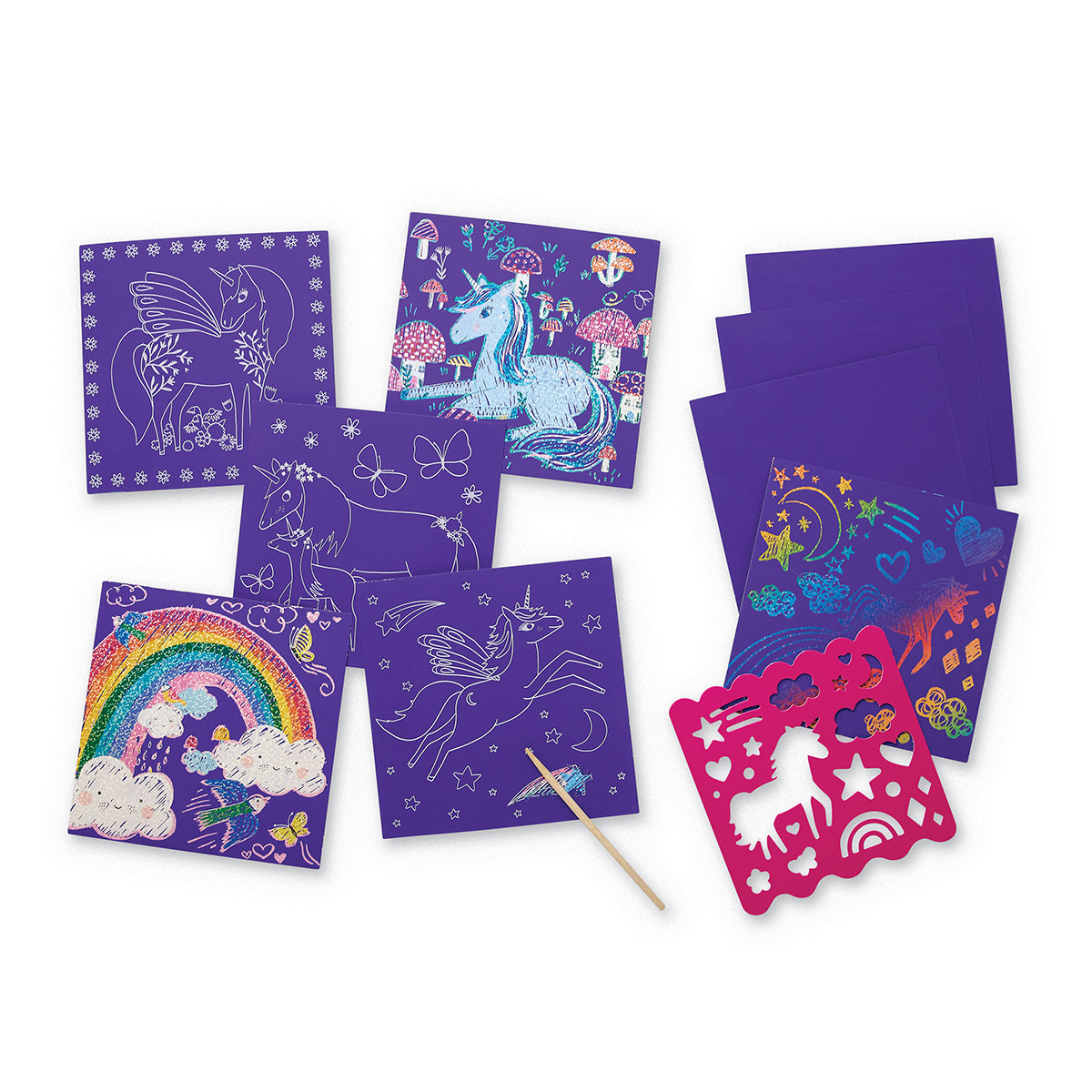 SPARKLE SCRATCH ART | UNICORN