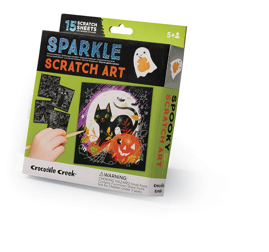 SPARKLE SCRATCH ART | SPOOKY