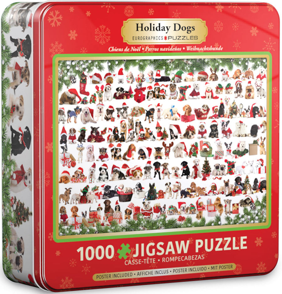 Holiday Dogs | Tin