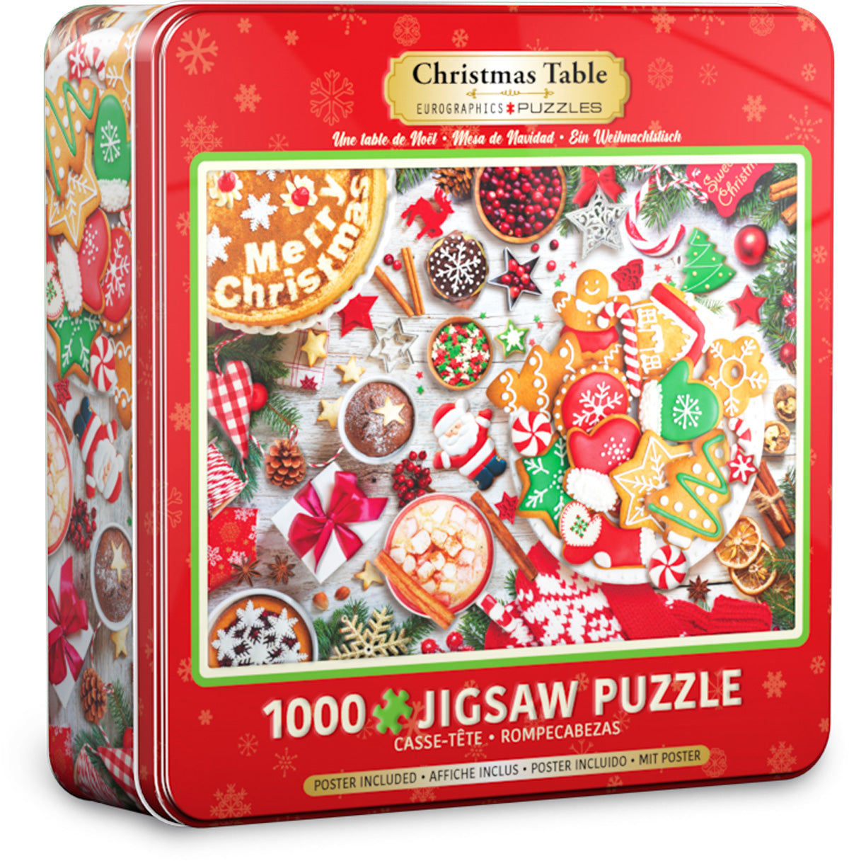 Christmas Table Tin