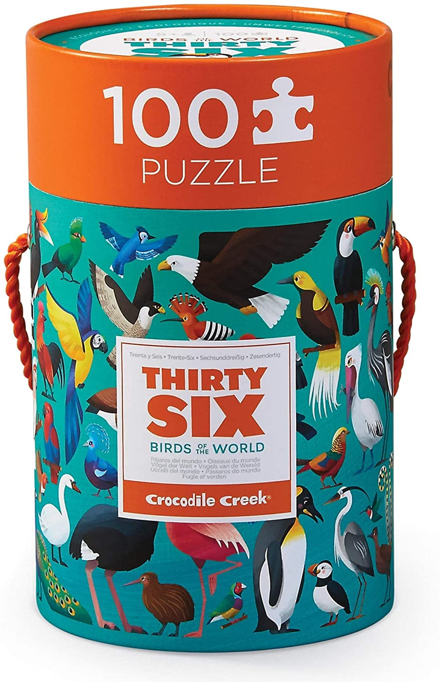 36 BIRDS OF THE WORLD 100-PC PUZZLE