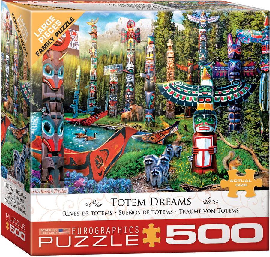 Totem Dreams 500 Piece Puzzle