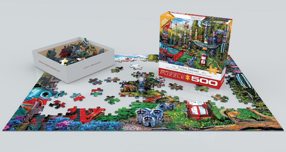 Totem Dreams 500 Piece Puzzle