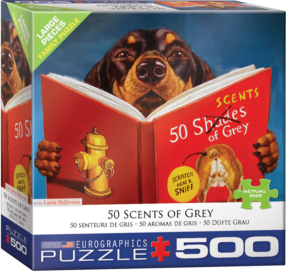 50 Scents of Grey 500 Piece Puzzle