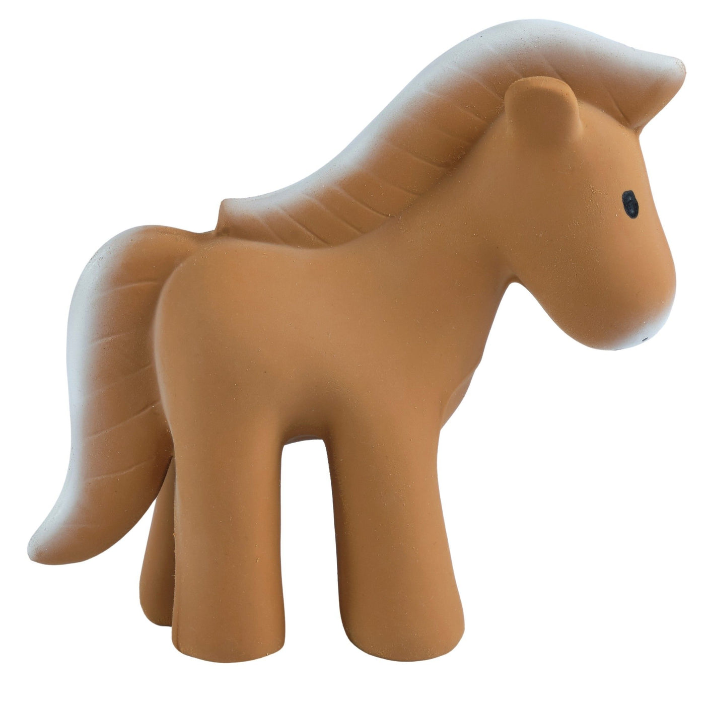 HORSE - Organic Natural Rubber Teether, Rattle & Bath Toy