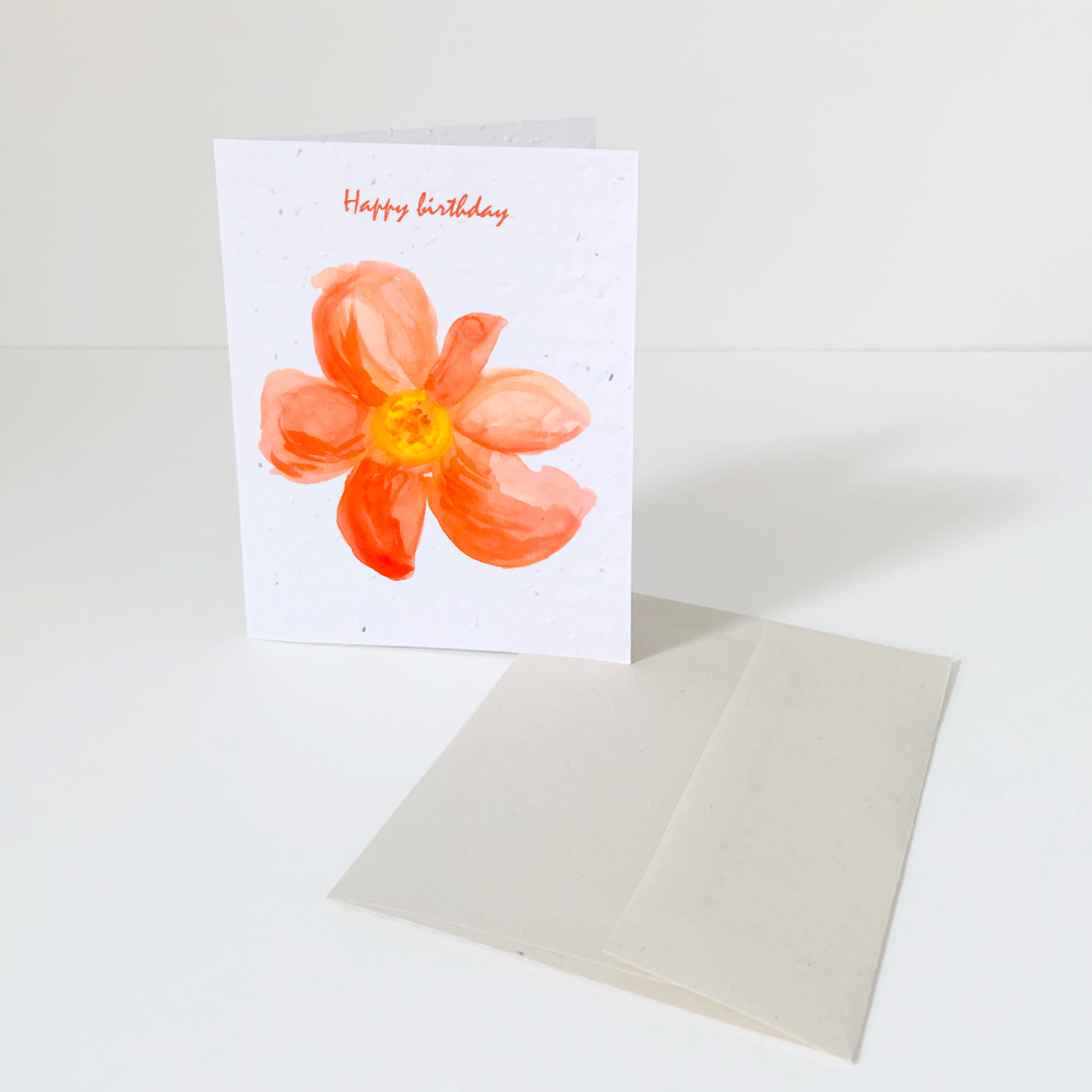 Red Flower | Card