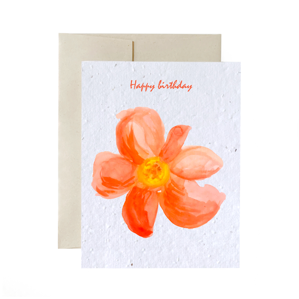 Red Flower | Card