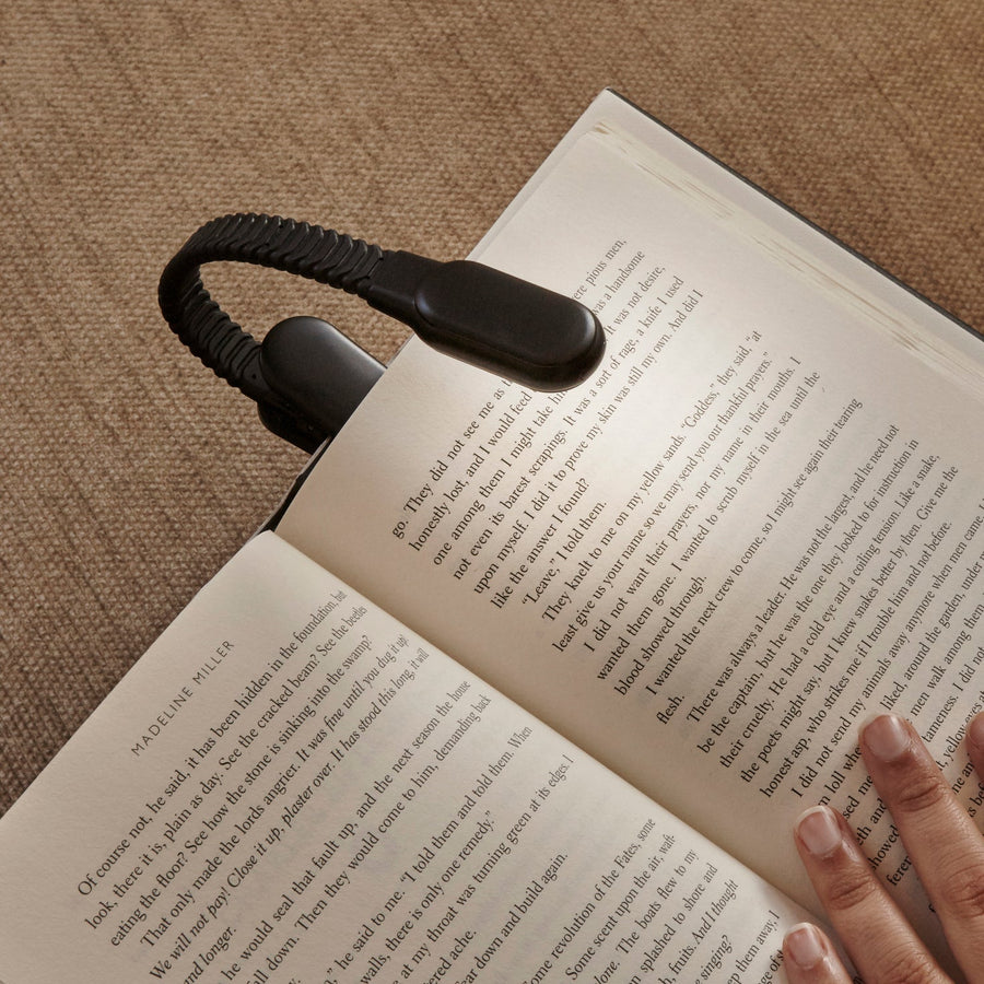 RECHARGEABLE CLIP BOOK LIGHT