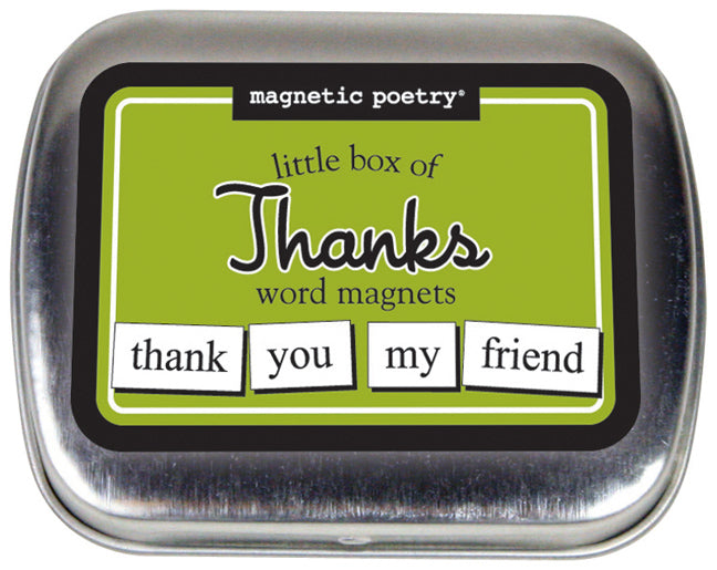 Magnetic Poetry Little Box of Thanks Word Magnets