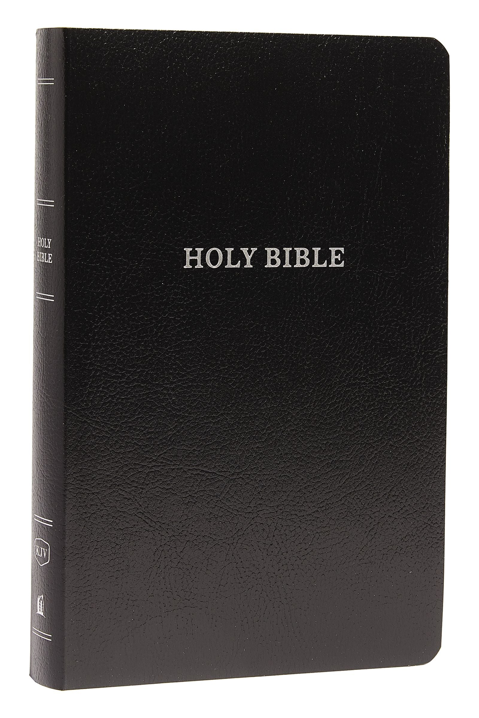 KJV, Gift and Award Bible, Leather-Look, Black, Red Letter, Comfort Print