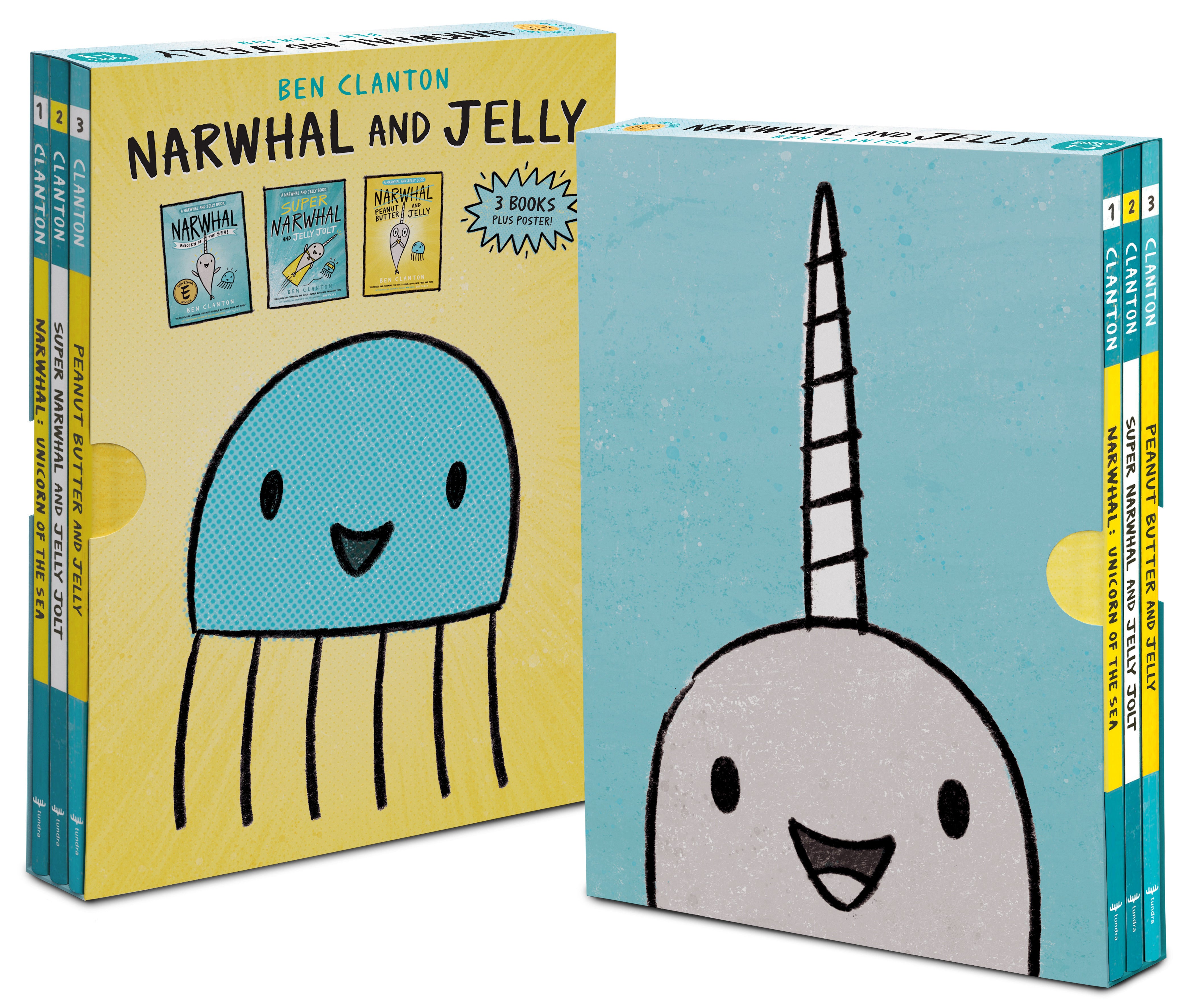 Narwhal and Jelly Box Set (Paperback Books 1, 2, 3, AND Poster)
