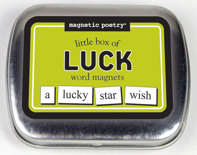 Magnetic Poetry Little Box of Luck Word Magnets