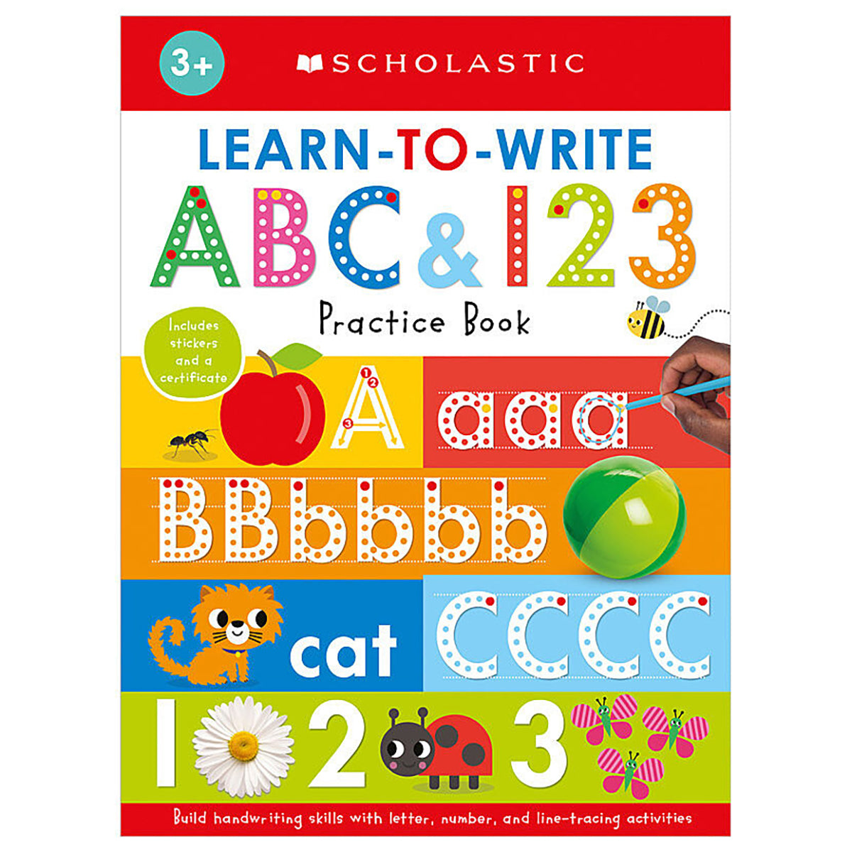 Learn to Write ABC &amp; 123: Scholastic Early Learners (Workbook)