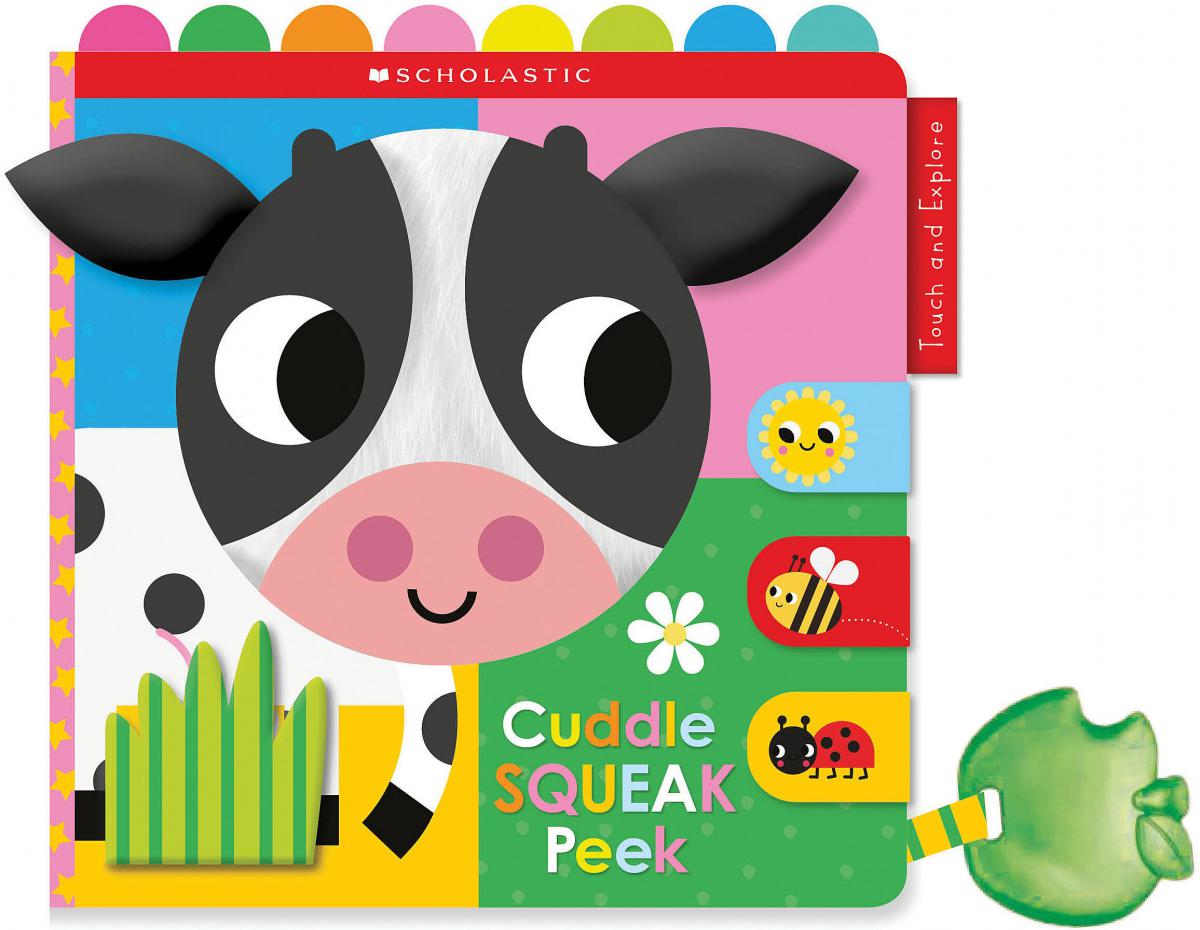 Cuddle Squeak Peek Cloth Book: Scholastic Early Learners (Touch and Explore)