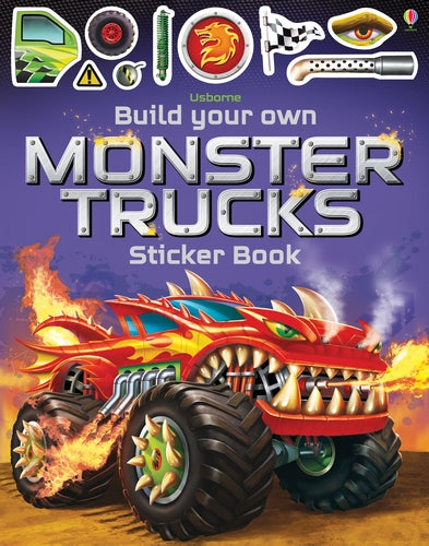 BUILD YOUR OWN MONSTER TRUCKS STICKER BOOK