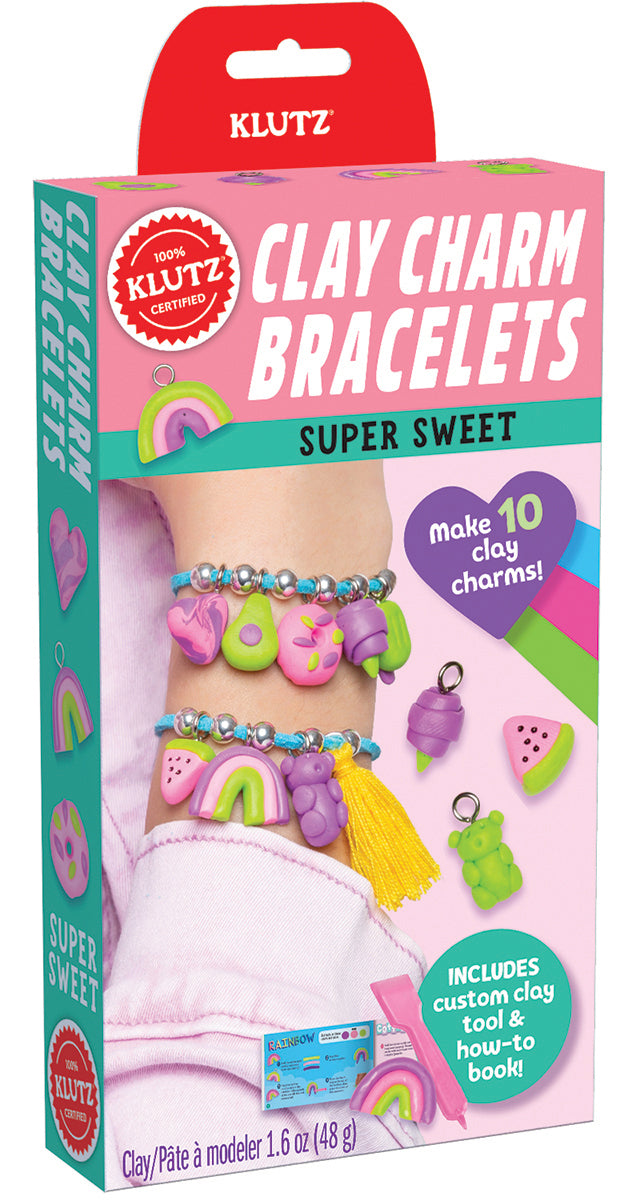 Clay Charm Bracelets: Super Sweet