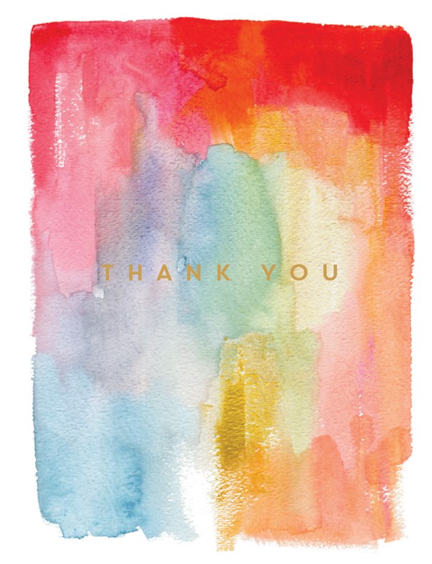 Colorful Thanks|E Frances Paper