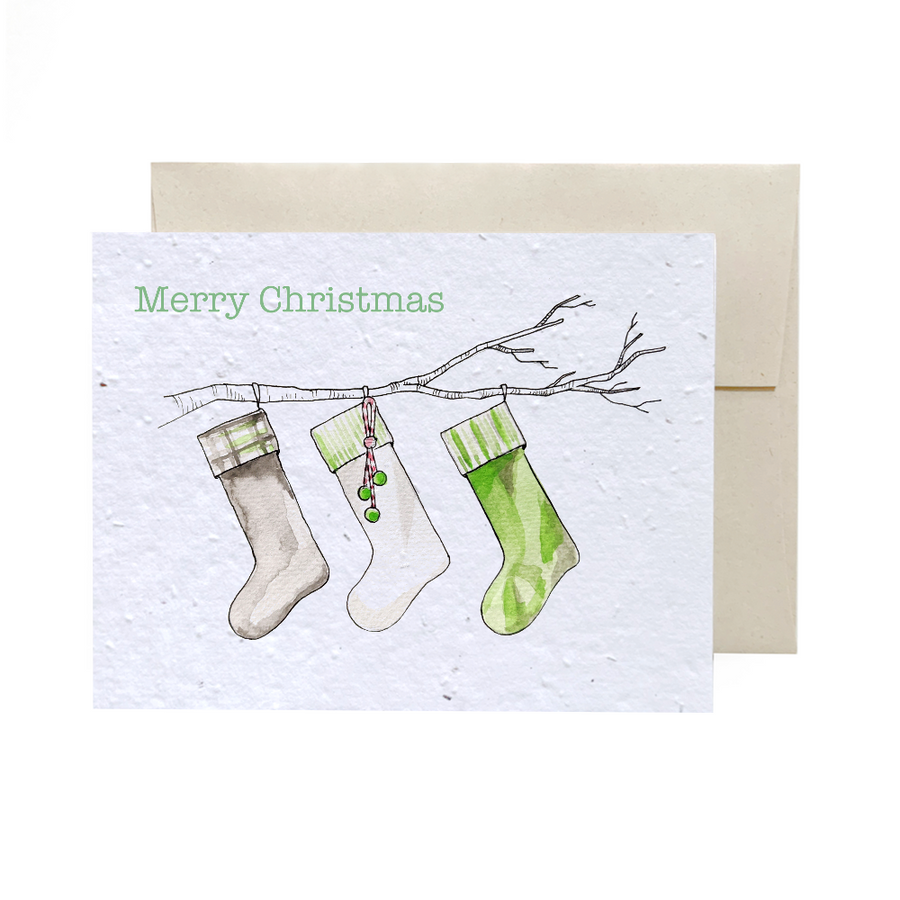 Christmas Stockings | Card