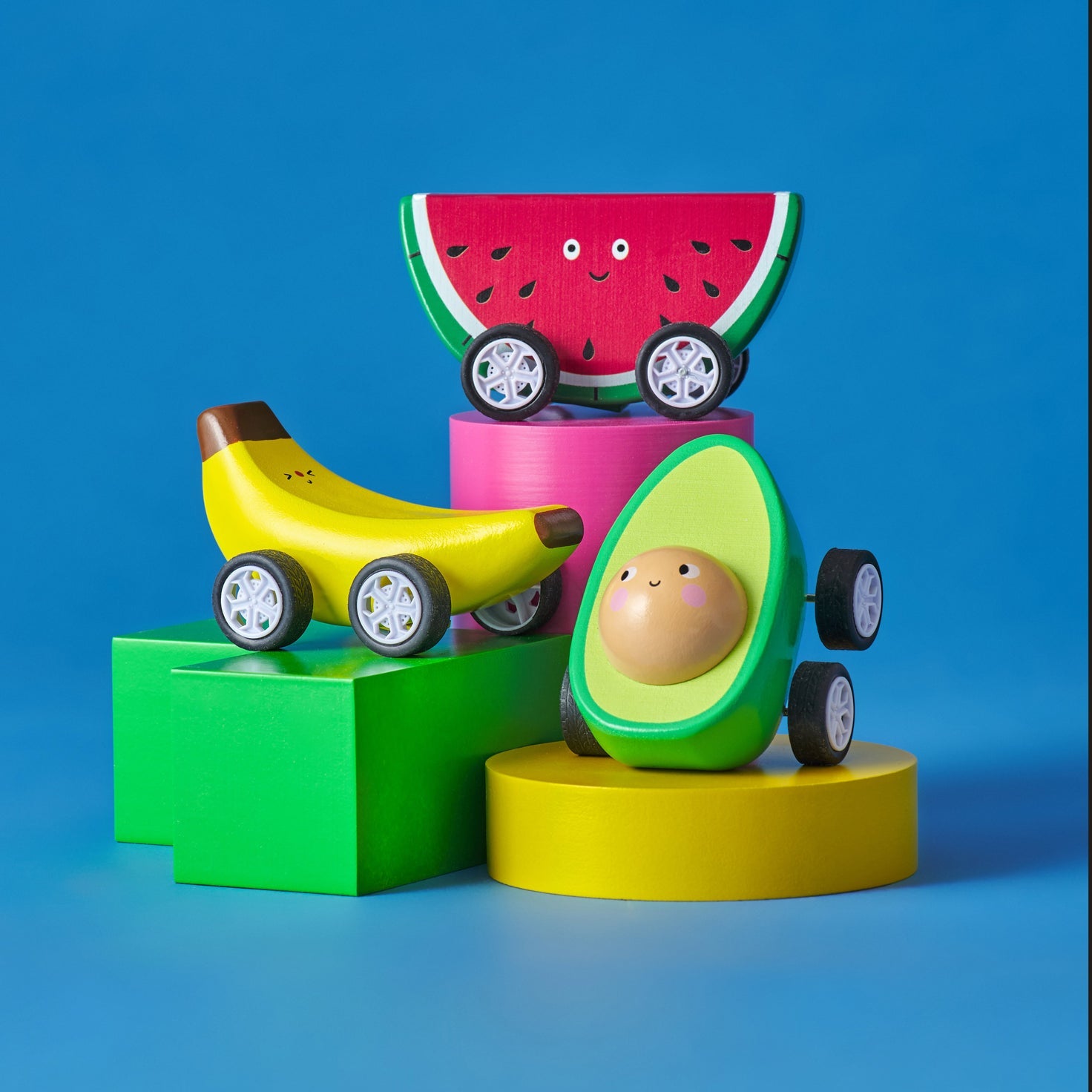 FRUIT-FUN PULLBACK CARS