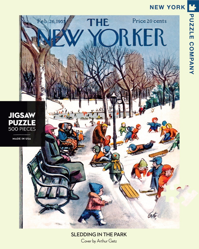SLEDDING IN THE PARK