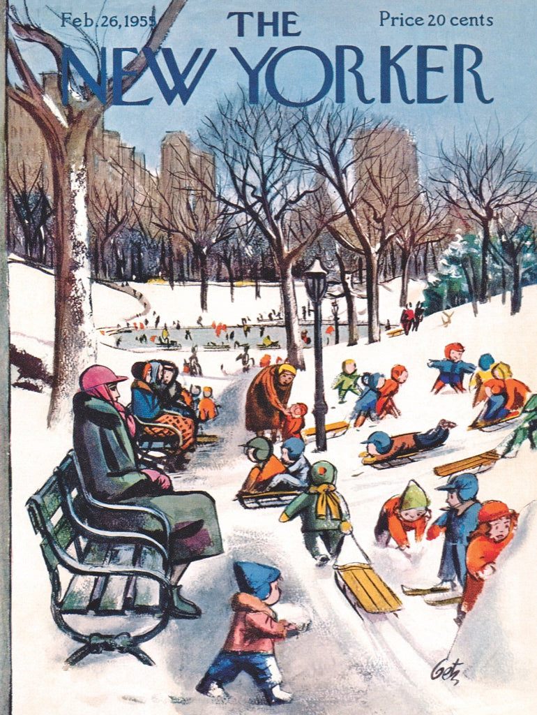 SLEDDING IN THE PARK