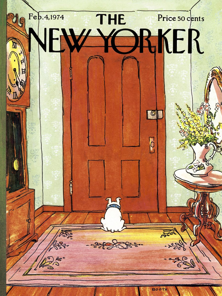 DOG BEHIND THE DOOR