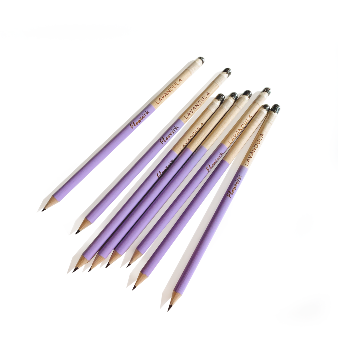 Lavender | Pencils (set of 8)