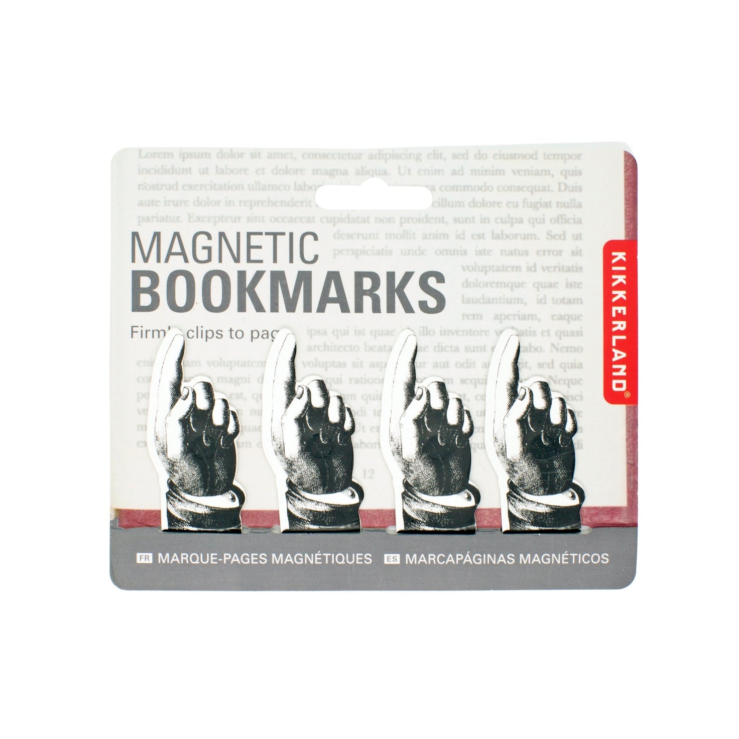 MAGNETIC POINTING BOOKMARK S/4