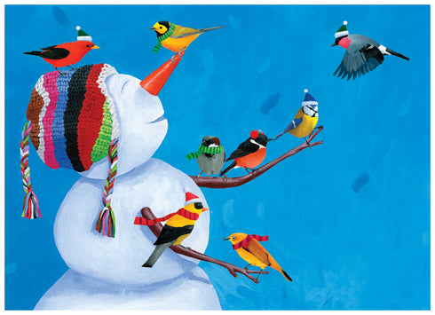 PUZZLE Birdies And Snowman | Allport