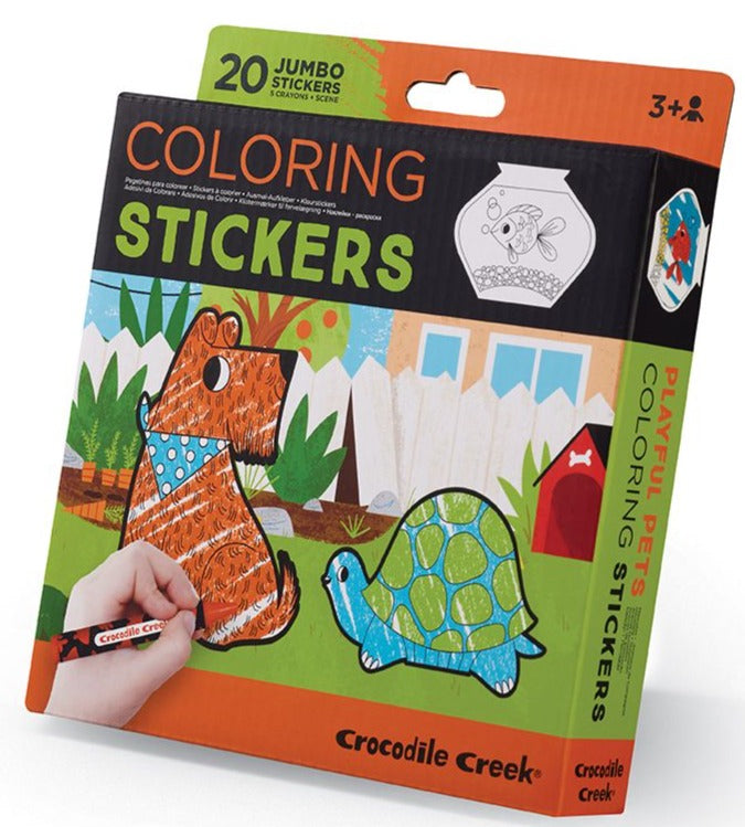 COLOURING STICKERS | PLAYFUL PETS