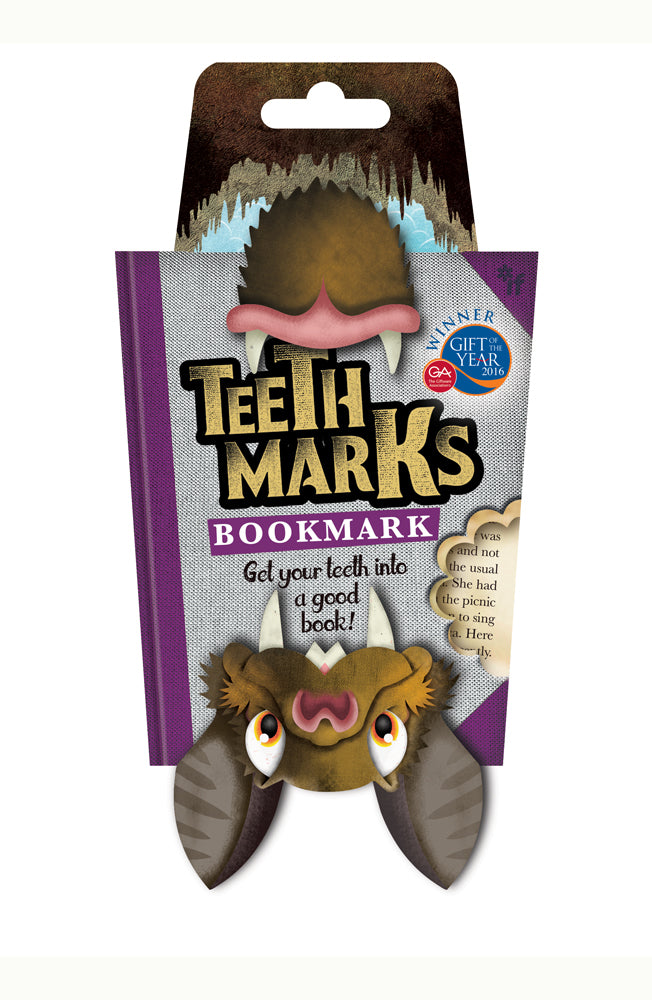 Bat - Teethmarks Bookmark