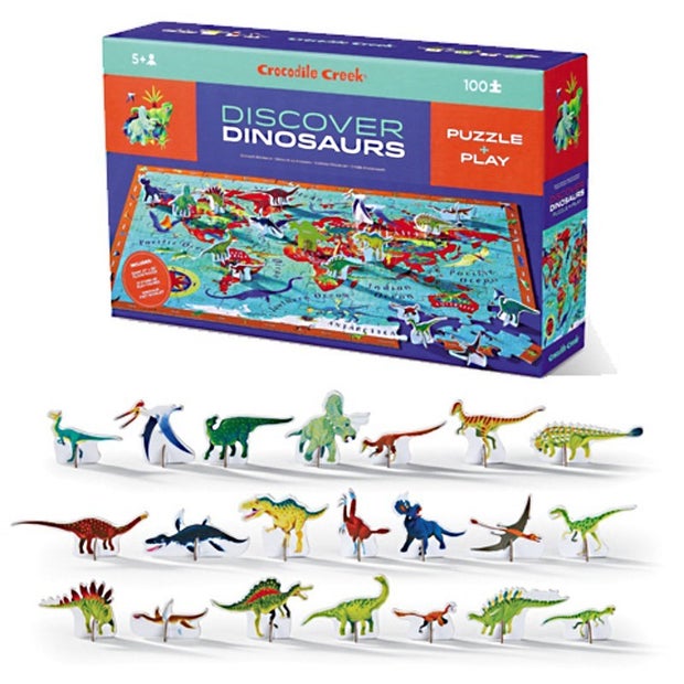 DINOSAURS - 100-PC DISCOVER PUZZLE