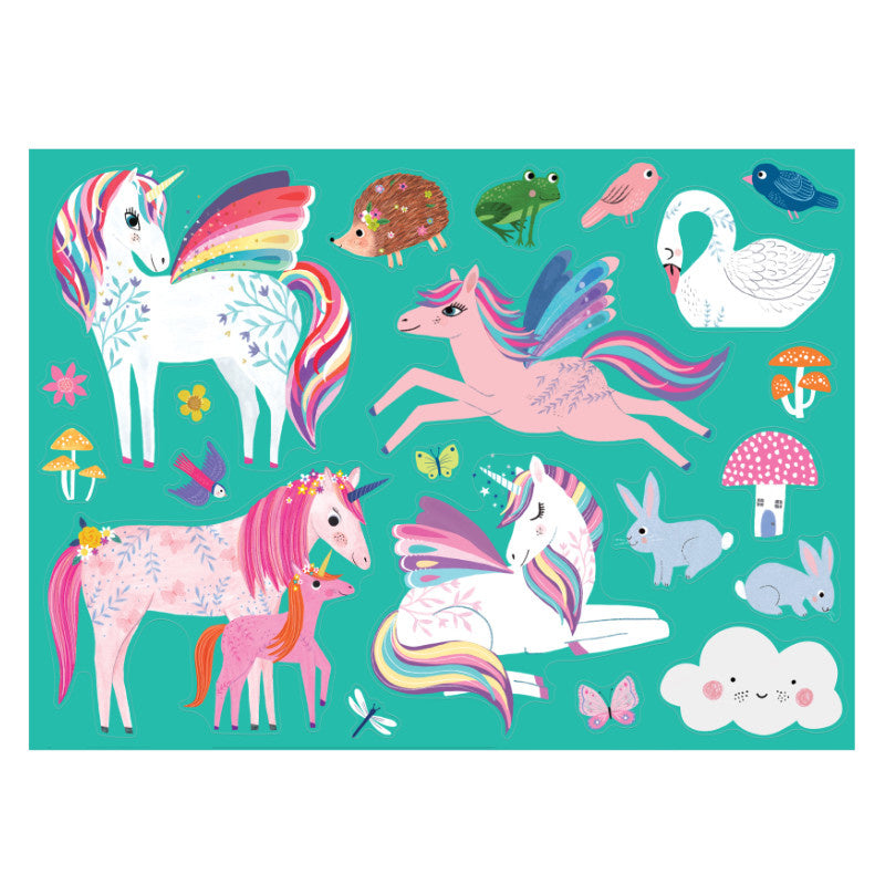 Colour a Poster w/ Crayons | Unicorn