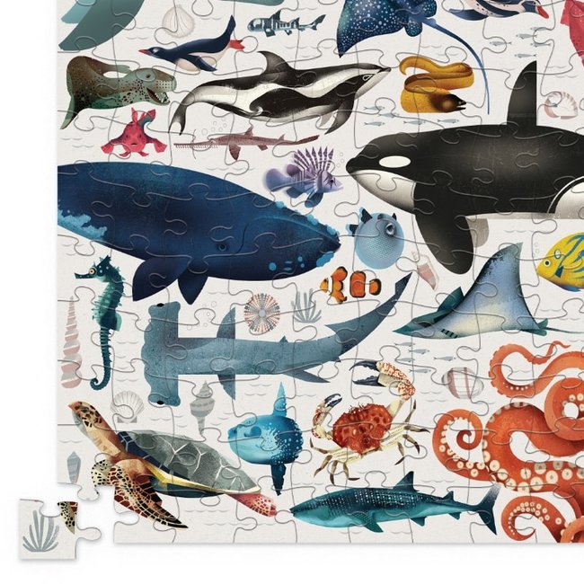 Ocean Animals | 150-Piece Tin Puzzle