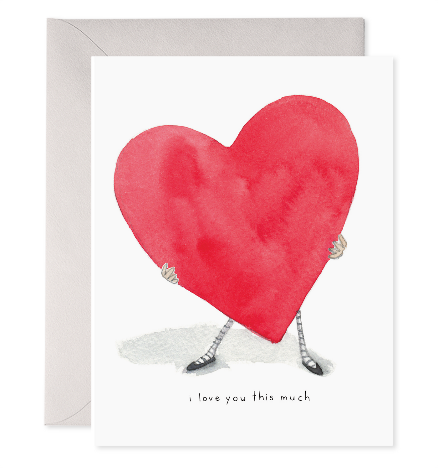 I Love You This Much Card | E Frances Paper
