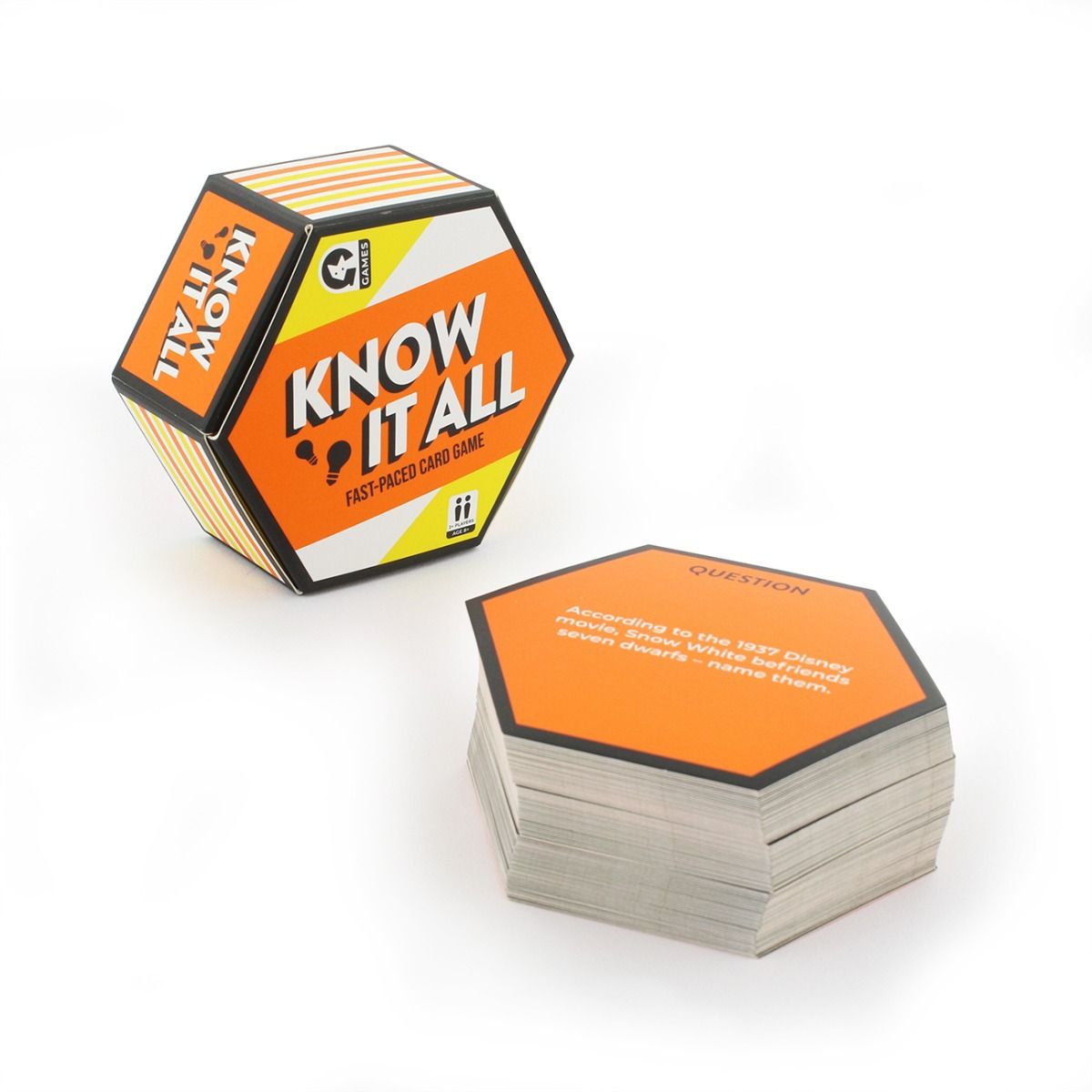 Know It All Quick Thinking Trivia Card Game