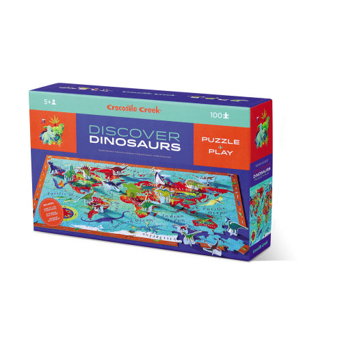 DINOSAURS - 100-PC DISCOVER PUZZLE