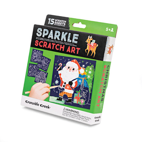 SPARKLE SCRATCH ART | CHRISTMAS