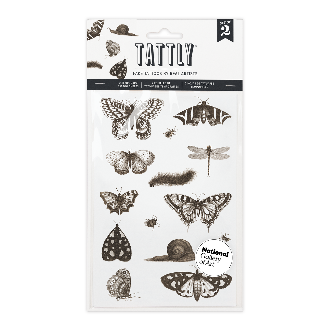 INSECTS TATTOO SHEET
