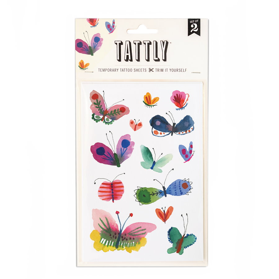 BUTTERFLY FRENZY TATTOO SHEET