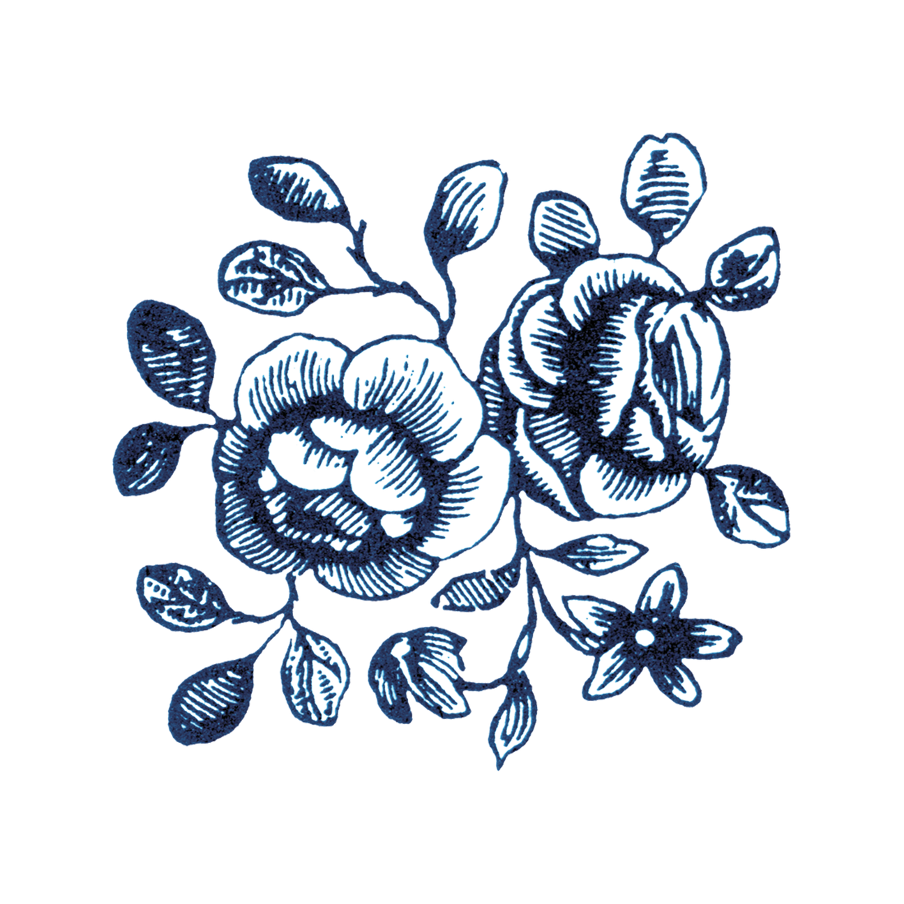 CARTOLINA BLOOMS TATTOO PAIR