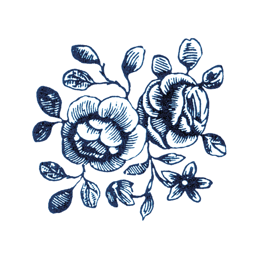 CARTOLINA BLOOMS TATTOO PAIR