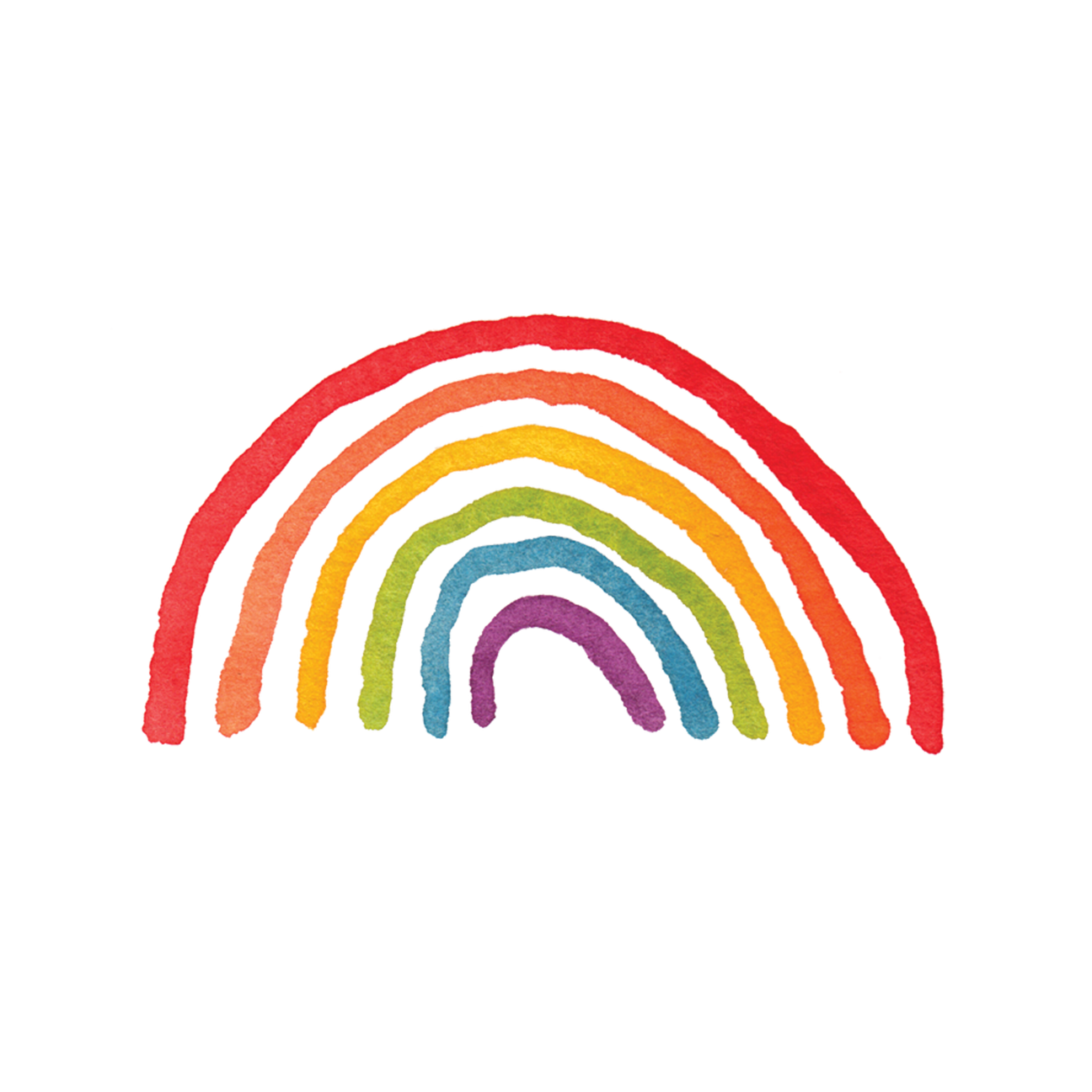 RAINBOW DOODLE TATTOO PAIR