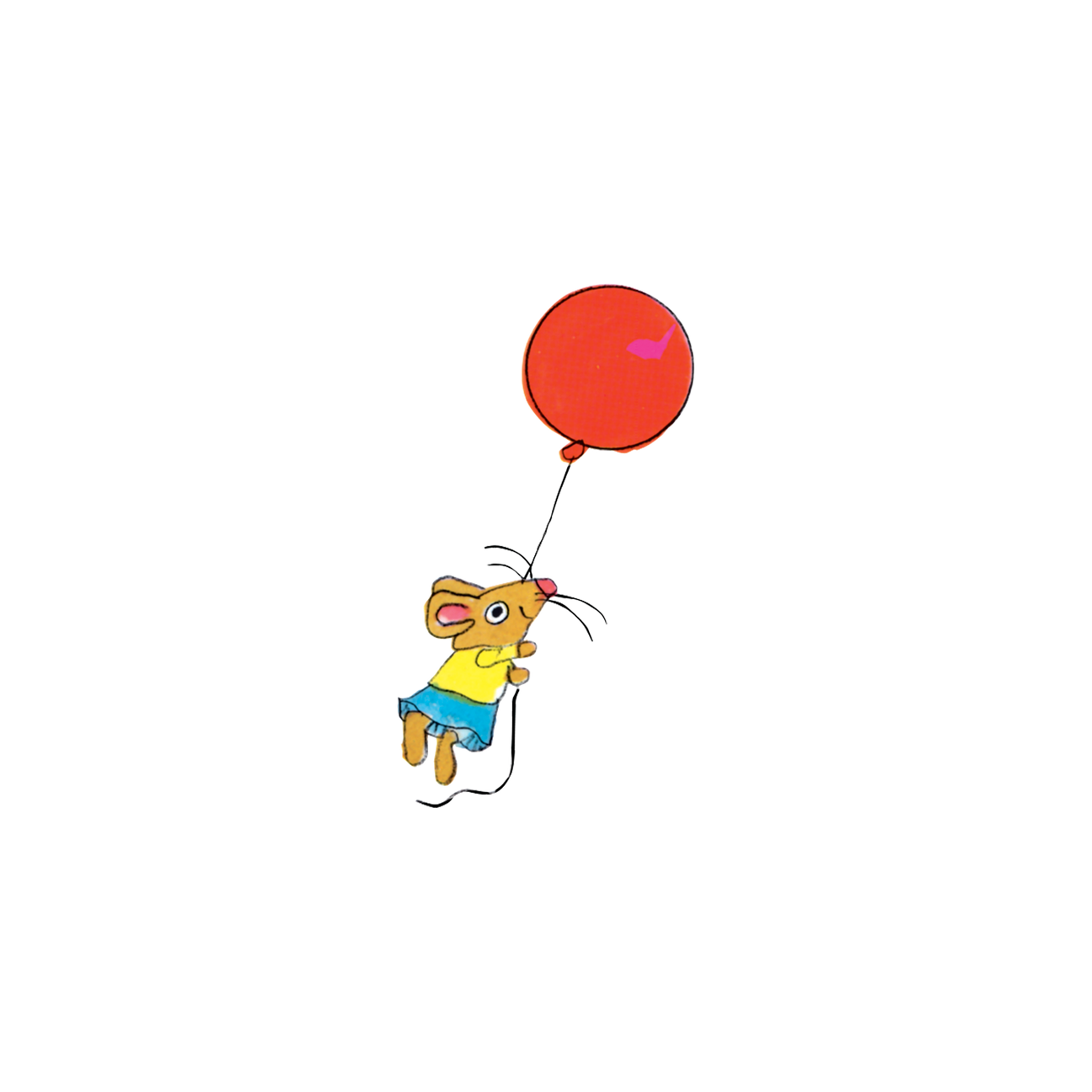 MOUSE BALLOON RICHARD SCARRY TATTOO PAIR