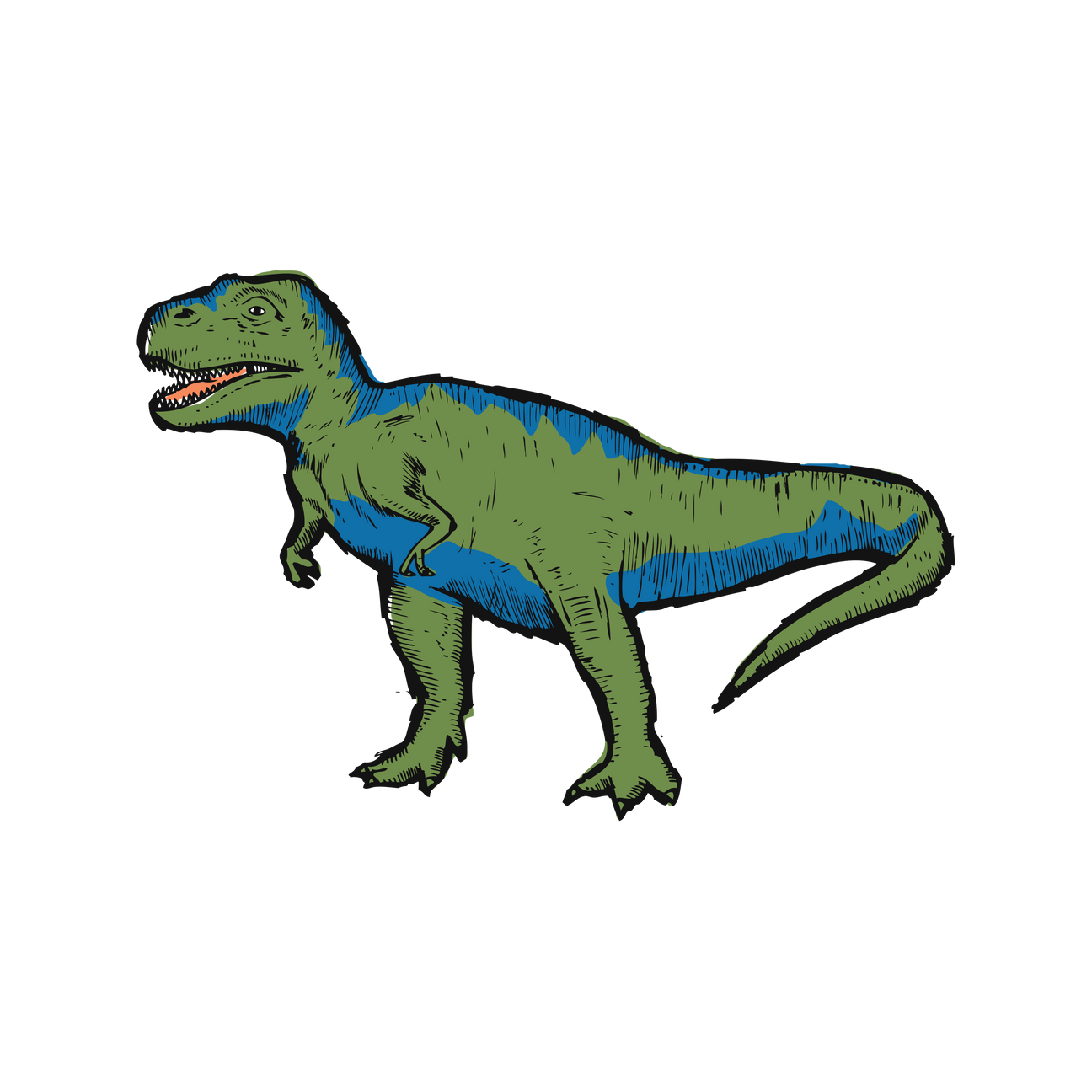T REX TATTOO PAIR