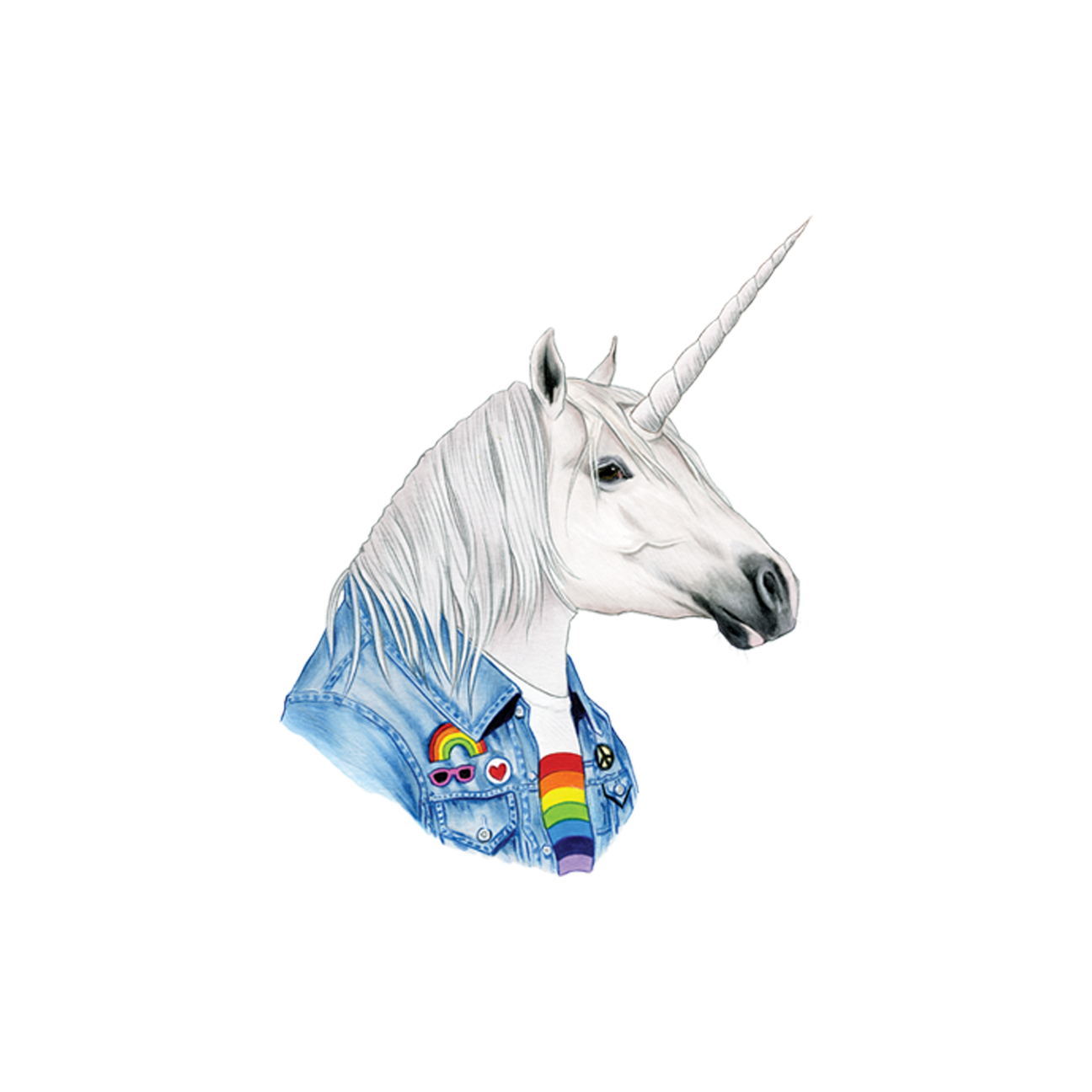 COOL UNICORN TATTOO PAIR