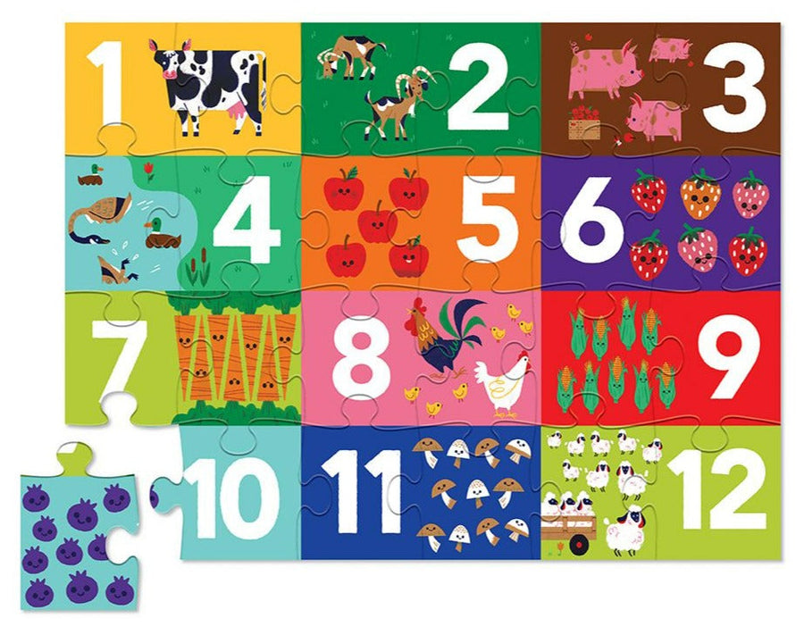 Floor Puzzle | Barnyard 123 | 24-pc Case