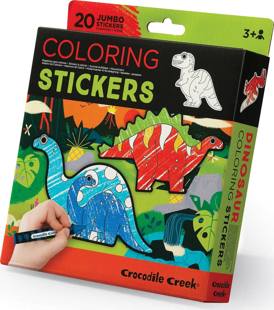 COLOURING STICKERS | DINOSAUR