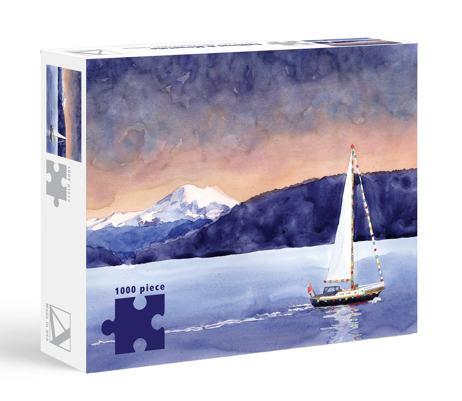 PUZZLE Sailboat And Mountain l Allport